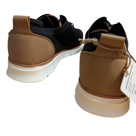 Black and Tan Men's Shoes - Picture 7 of 8